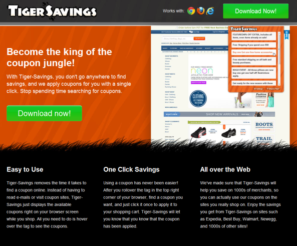 How to remove Tiger Savings (ads, pop-ups, banners)