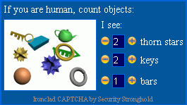 Ironclad CAPTCHA (3D)