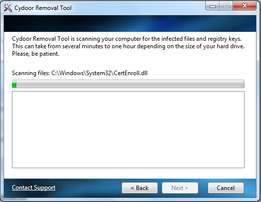 Cydoor Removal Tool 1.0 screenshot