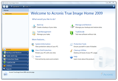 Acronis TrueImage Monitor