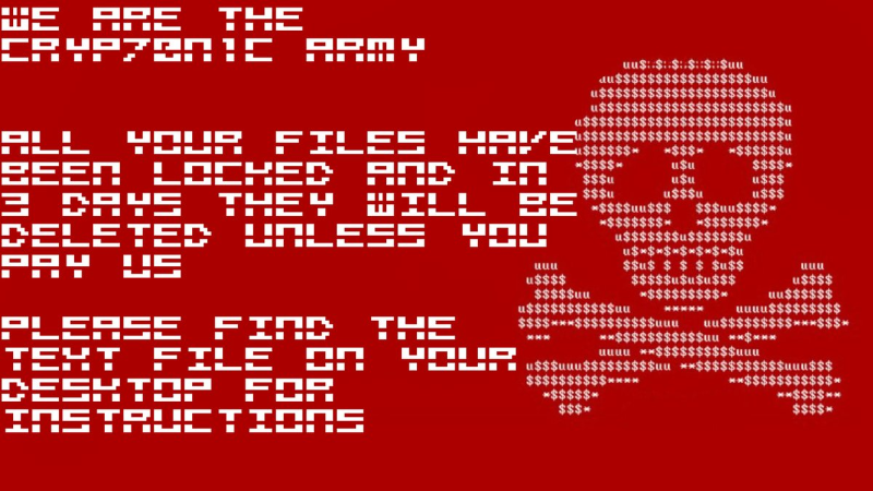Cryp70n1c Army Ransomware