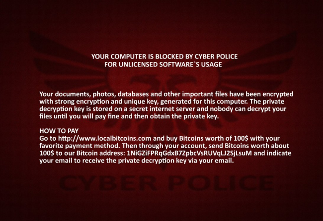Cyber Police HT Ransomware