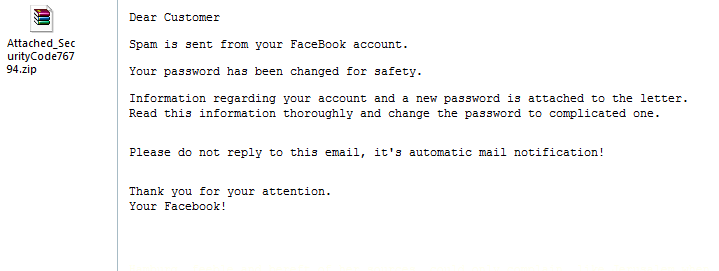 Facebook Abuse Department Virus