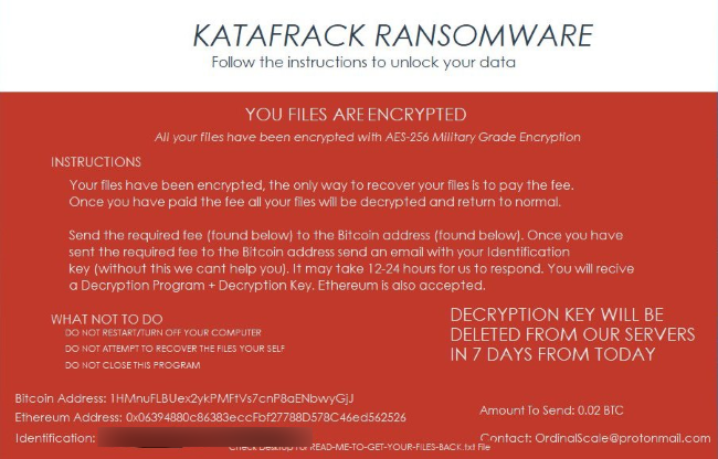 Katafrack Ransomware