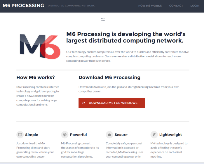 M6 processing