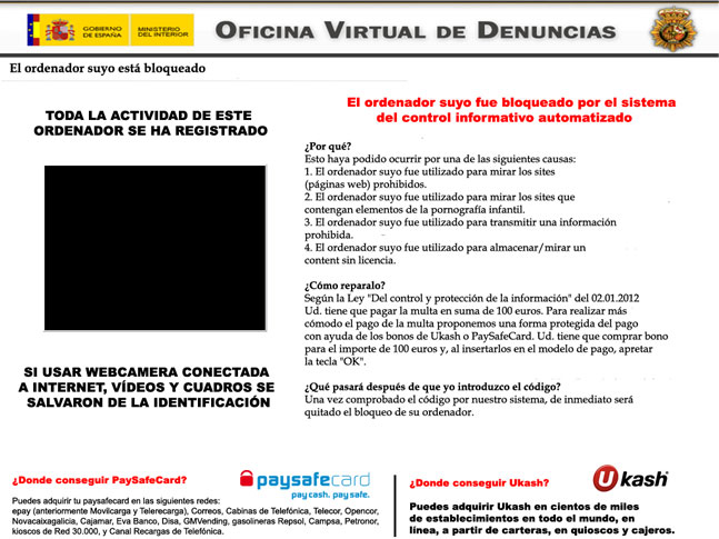 Oficina Virtual De Denuncias Virus