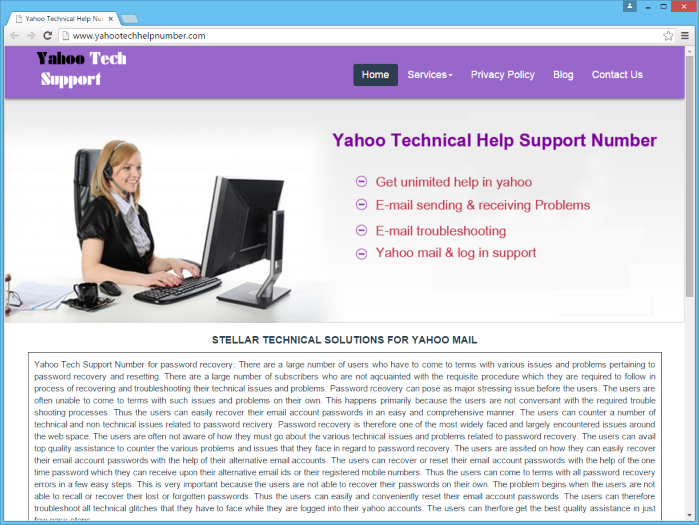 Yahootechhelpnumber.com