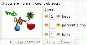 Ironclad CAPTCHA capture d'écran 1